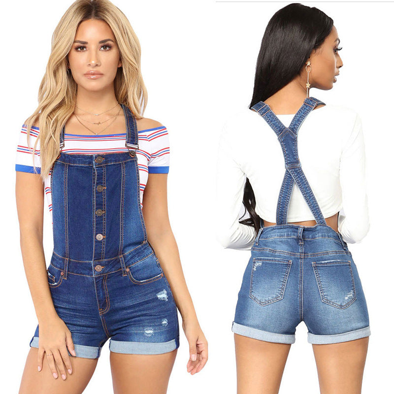 High Waist Hip Hole French Jeans