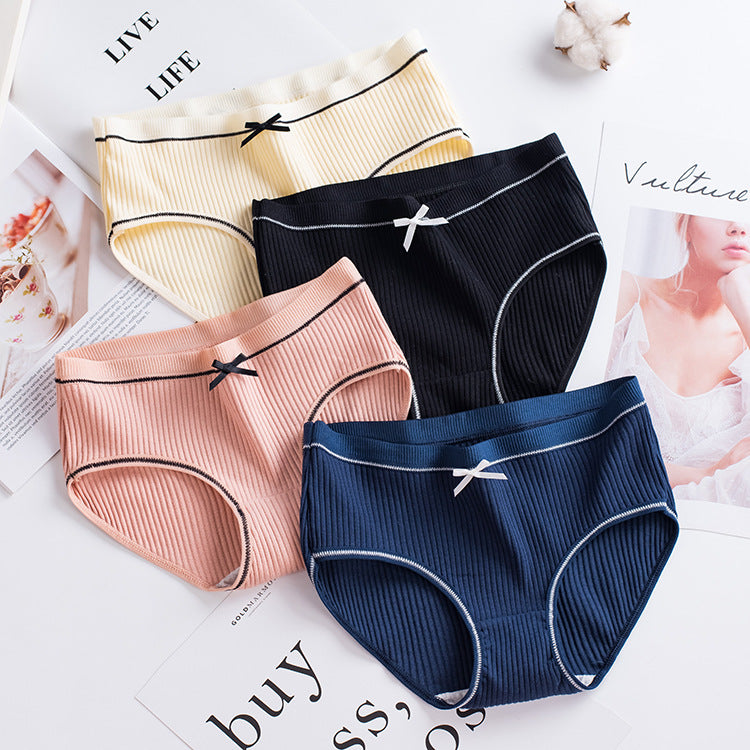 Palace Lace Threaded Cotton Briefs – Large Size Comfort