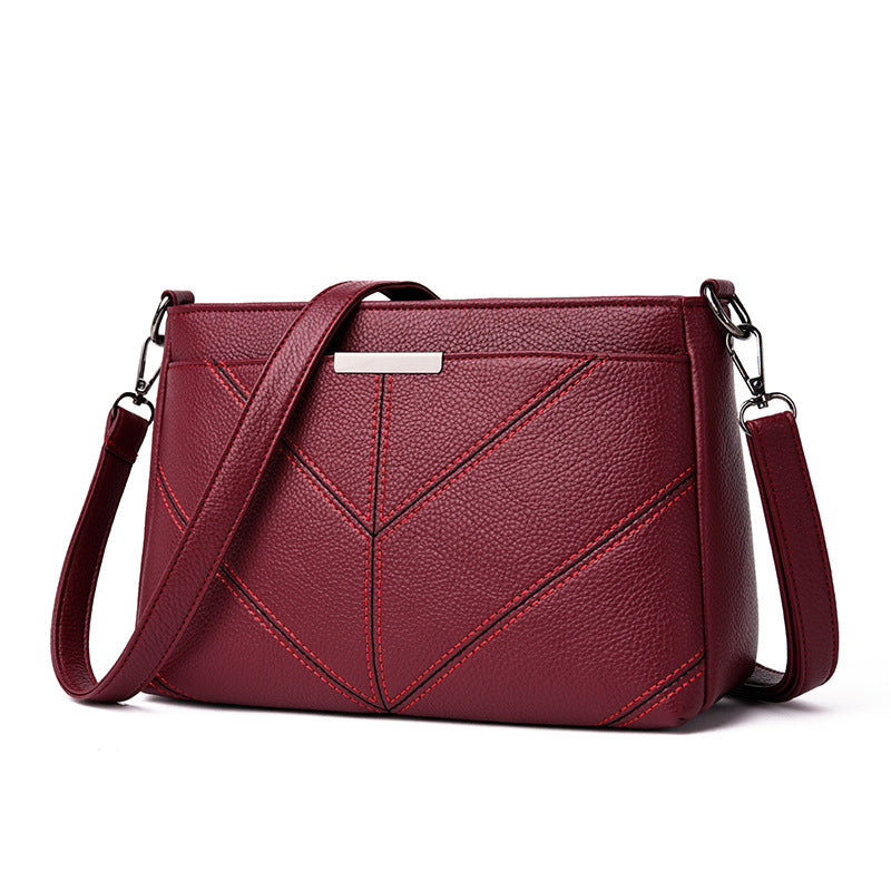 Korean Style Three-Layer Crossbody Mommy Bag for Women