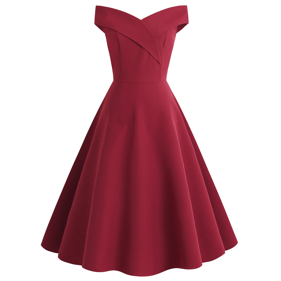 Women’s One-Shoulder Cocktail Evening Dress