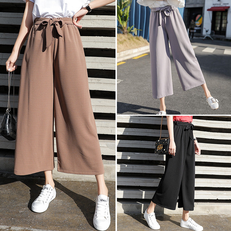 Women's Summer Wide-Leg Chiffon Pants