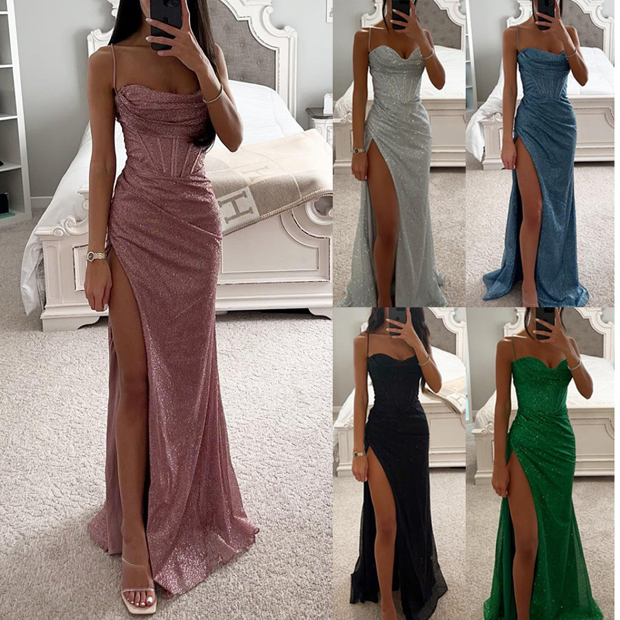 2023 INS Party Sling Dress - Casual Loose Split Summer Wear