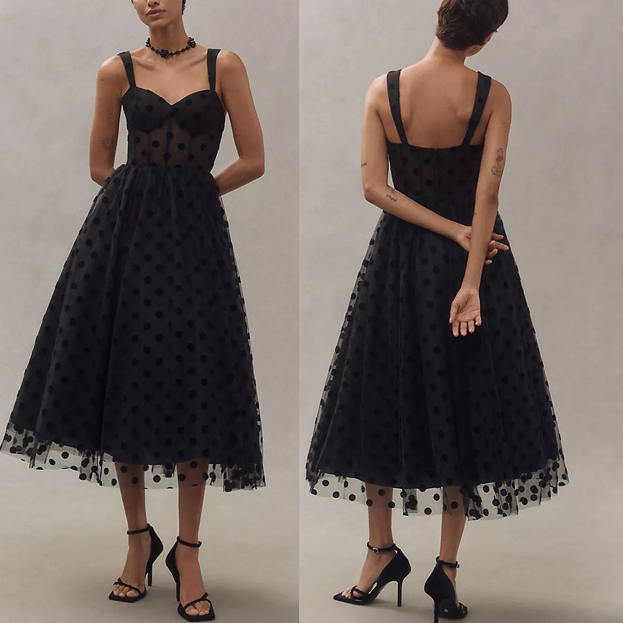 2026 Sexy Mesh Zipper Party Dress - INS Casual Loose Fashion Wear