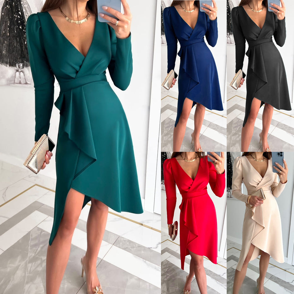 Zipper Fashion Party Dress - Trendy 2026 Winter Wear Nepal