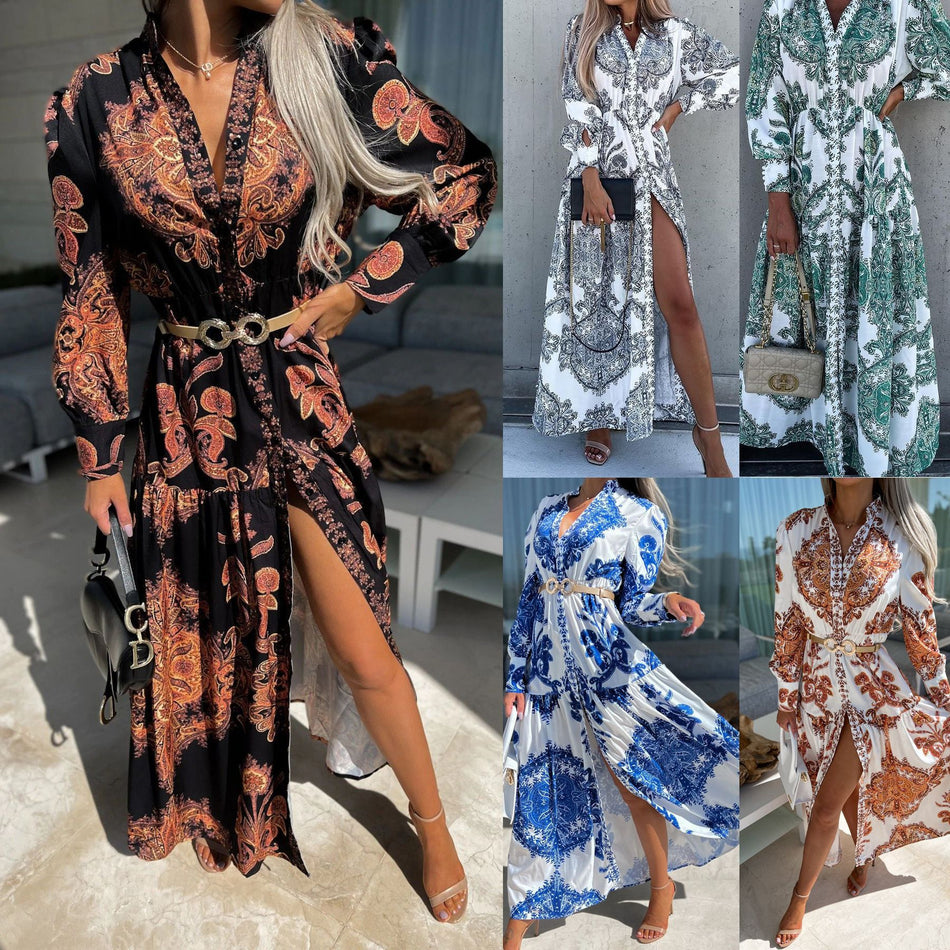 Bohemian Long Vacation Dress - Breezy 2026 Summer Style Nepal