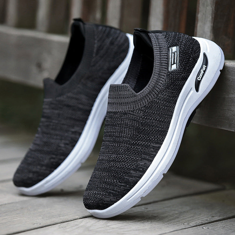 2026 Men's Slip-On Sneakers – Lightweight Cross-Border Casual Fashion
