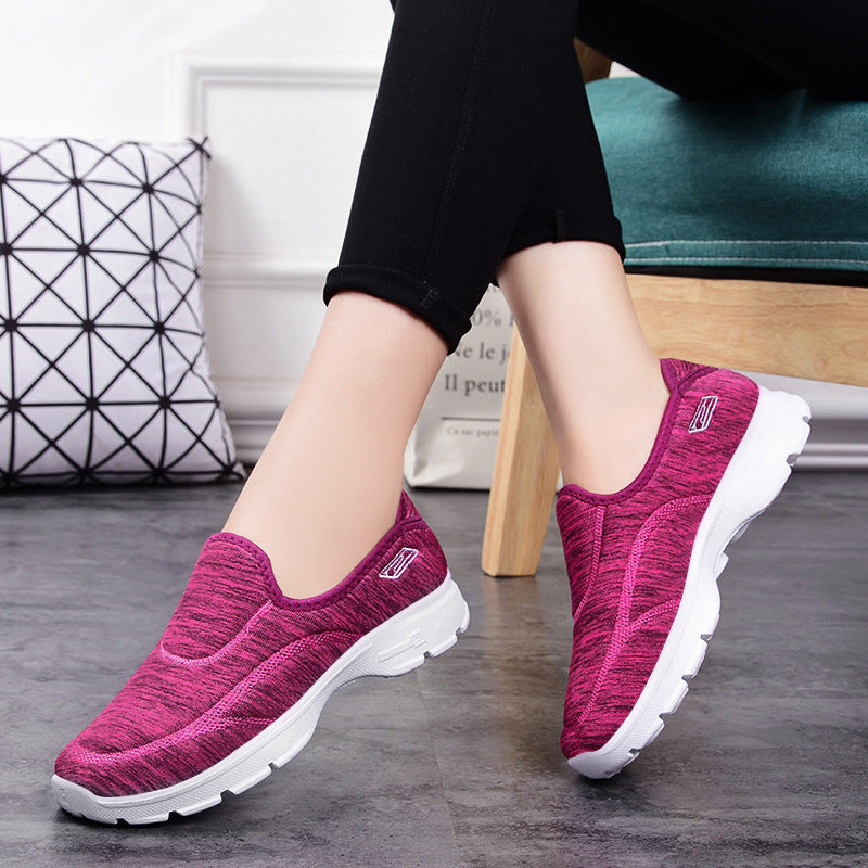 2026 Old Beijing Cloth Shoes – Breathable Mesh & Soft-Sole Mom Shoes