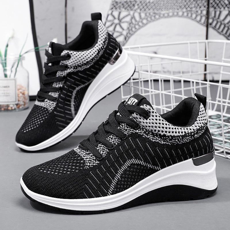 2026 Spring Elevated Sneakers – Thick-Sole Height-Increasing Breathable Fashion