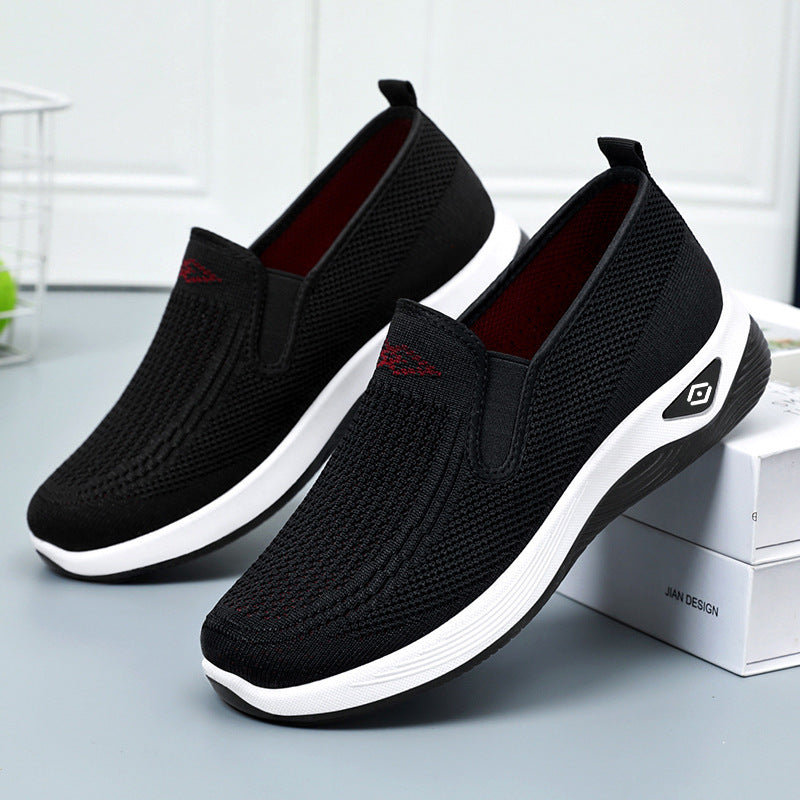 2026 Old Beijing Cloth Shoes – Breathable Mesh & Soft-Sole Mom Shoes