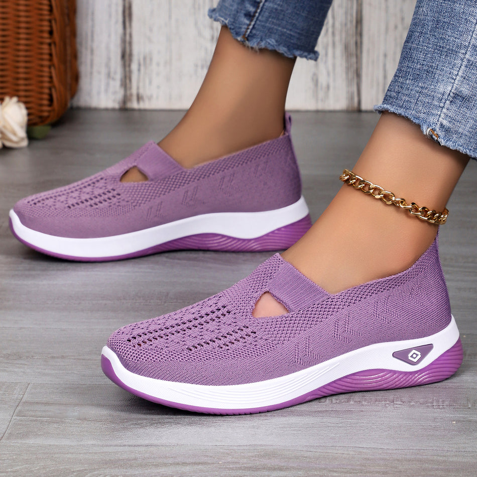 2026 Spring Comfort Collection – Breathable Mesh Slip-Ons & Soft-Sole Mother’s Shoes