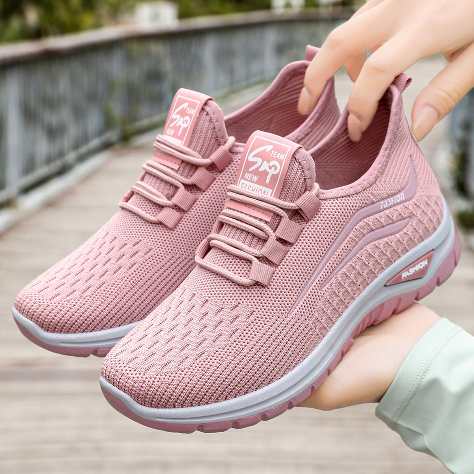 2026 Spring Women's Fly-Knit Runners – Breathable Soft-Sole Casual Sneakers