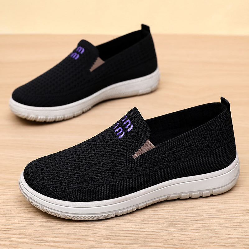 2026 Spring Old Beijing Cloth Shoes – Breathable Thick-Sole Slip-Ons for Ultimate Motherly Comfort