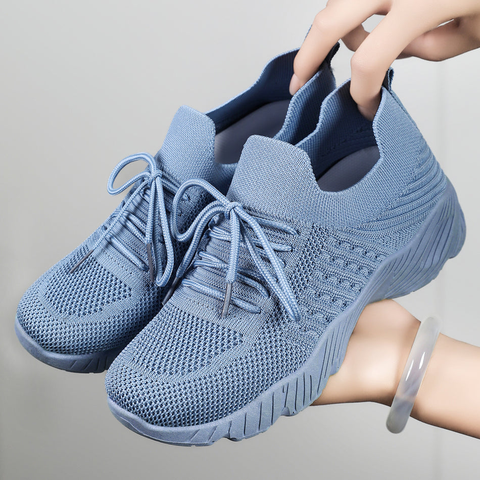 2026 Temu Trending "Cloud-Walk" Women’s Sneakers – Large Size Comfort & Soft-Sole Mom Shoes