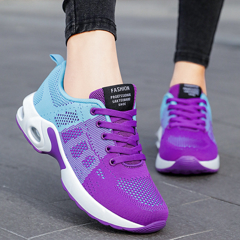 2026 Spring Women's "Cloud-Air" Elite Sneakers – Cross-Border Air Cushion Runners & Large Size Comfort
