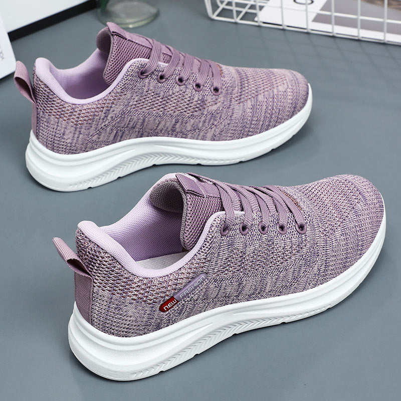 2026 Spring Women's "Aero-Knit" Elite Sneakers – Export-Grade Soft-Sole Comfort & Breathable Sports Shoes