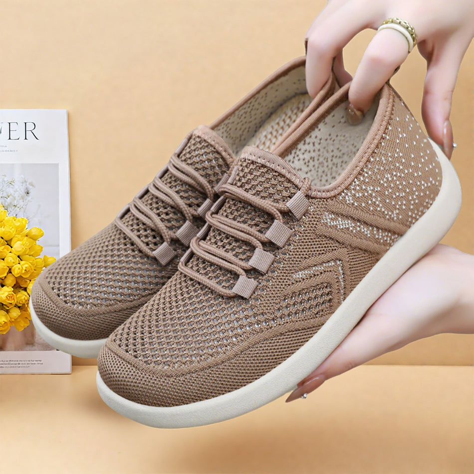 2026 Spring New Style Fly-Knit Breathable Casual Single Shoes