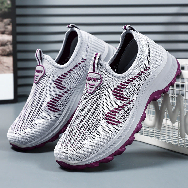 2026 Spring New Model: Old Beijing Walking Shoes for Middle-Aged & Elderly Women