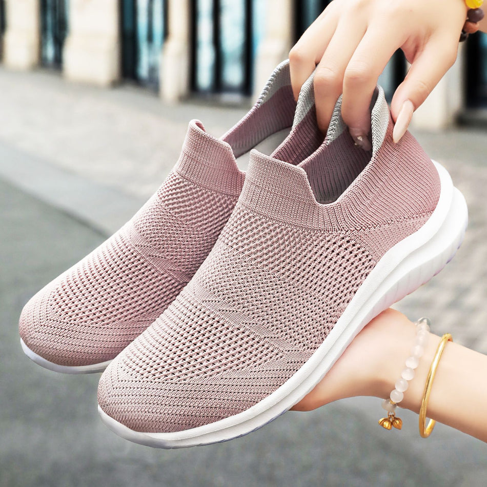 2026 Spring New Model: Soft-Sole Versatile Mesh Sneakers | Breathable Cross-Border Casuals