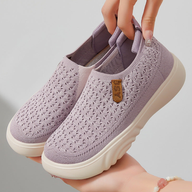 Autumn 2026 Customized Edition: "Non-Stinky" Fly-Knit Walking Sneakers | Soft-Sole Versatile Mesh Casuals