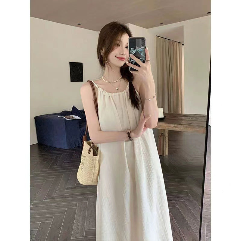 Retro Sling A-Line Swing Vacation Long Dress