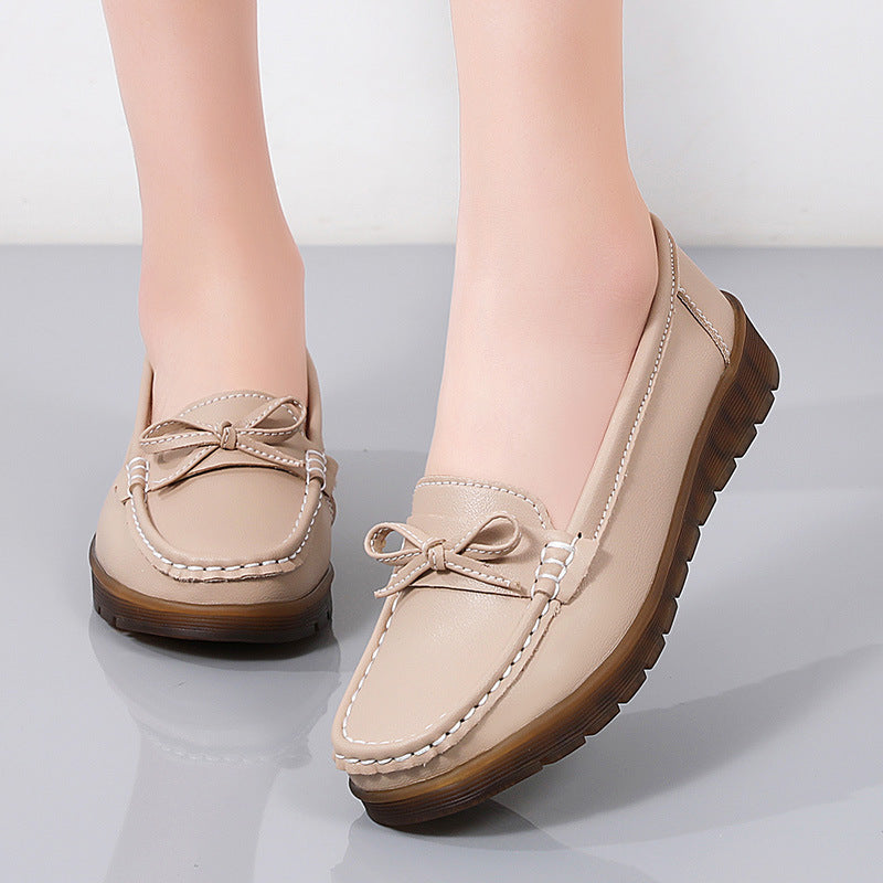 Genuine Leather Comfort Loafers for Women