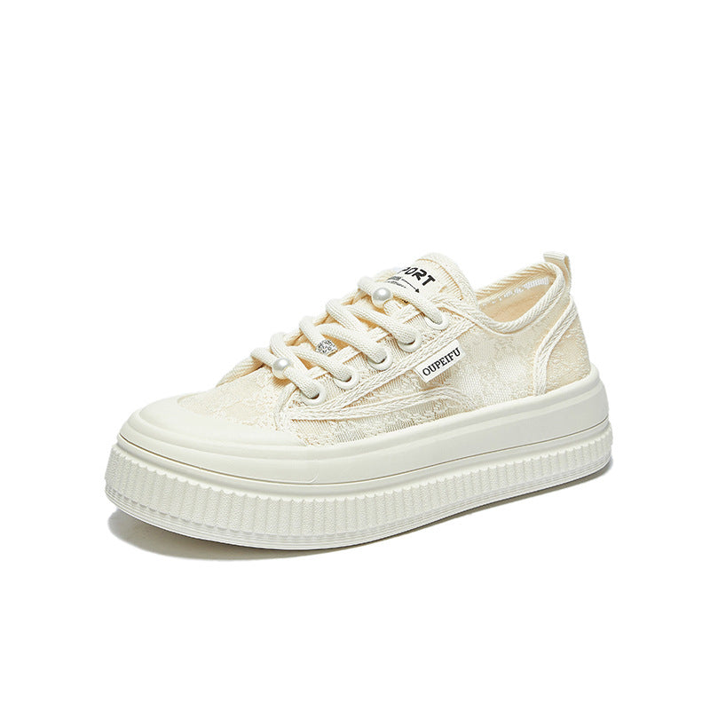 Women’s Mesh Canvas Sneakers 2026 Breathable