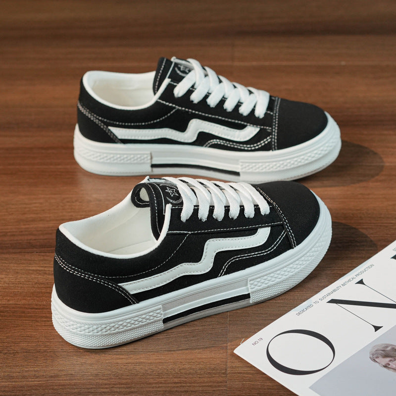 Women’s Breathable Canvas Sneakers Casual Flat Shoes