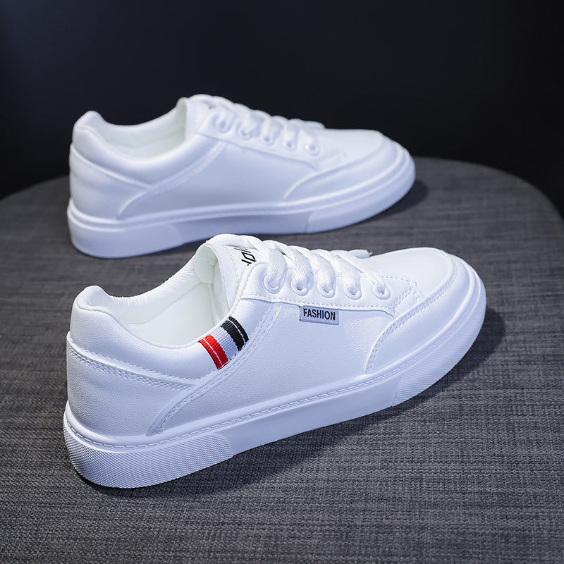 Women’s White Sneakers Korean Style Flat Casual Shoes