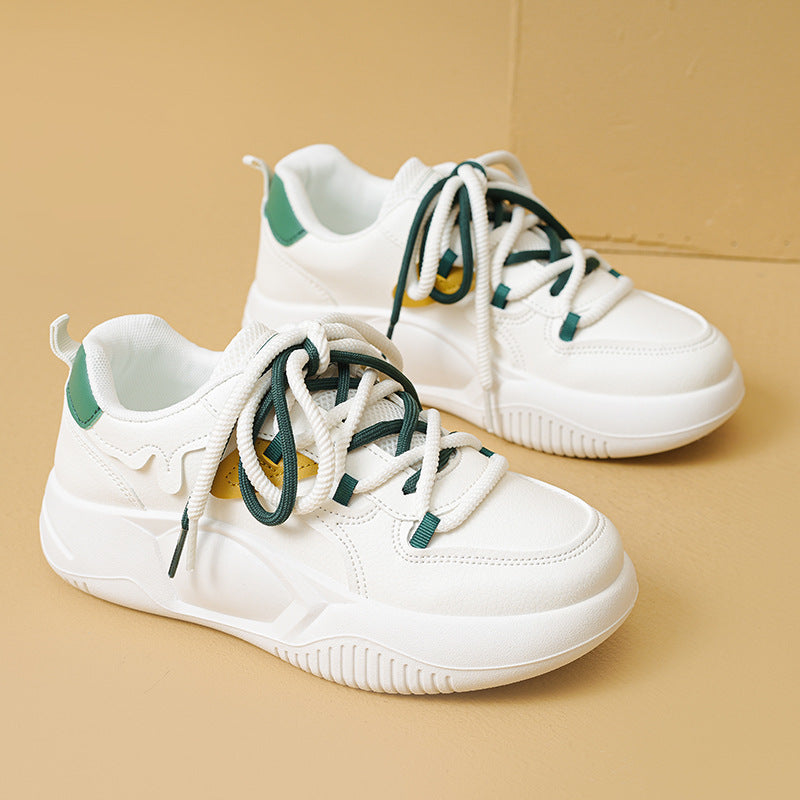 Women’s Dad Sneakers Korean Style Color-Block Casual Shoes