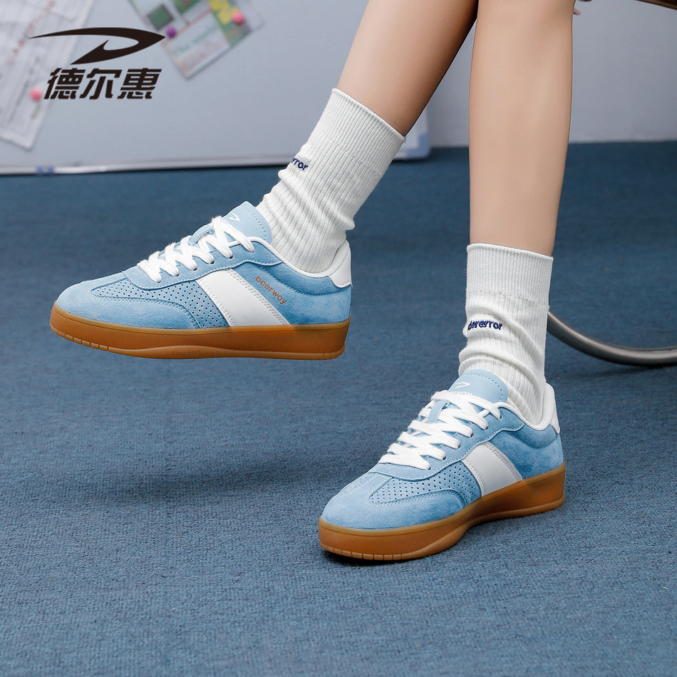 Women’s German Style Casual Sneakers Thin Sole Street Shoes