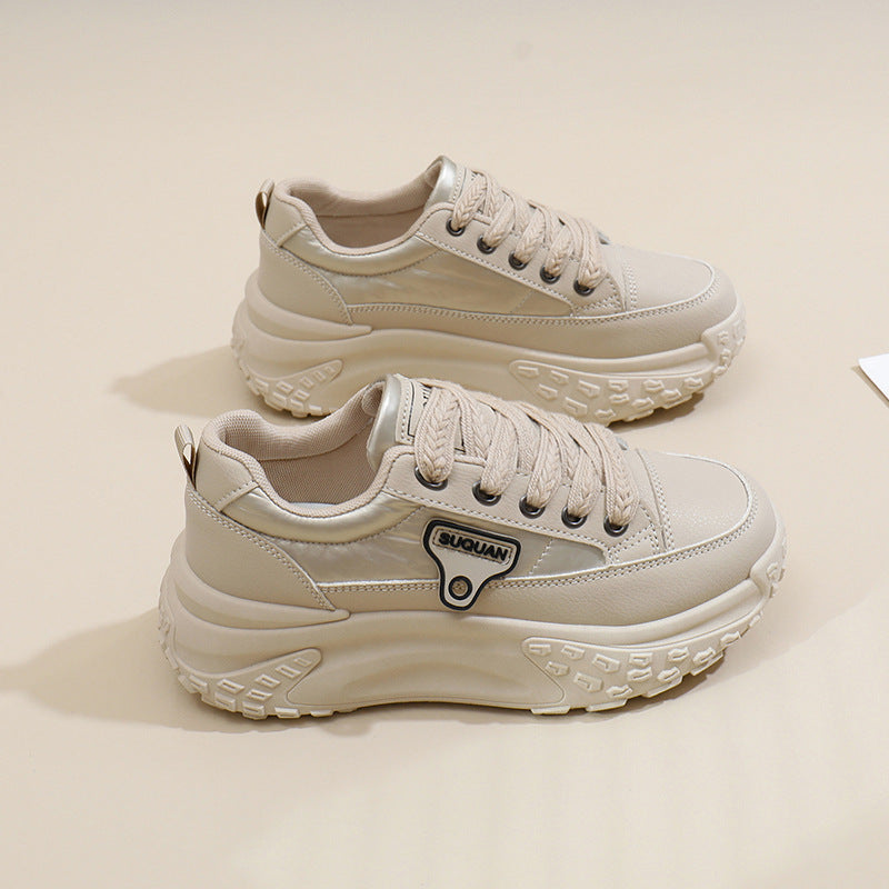 Women’s Thick Sole Dad Sneakers Korean Style Casual Shoes