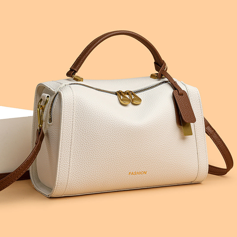 Textured Large Capacity Shoulder & Crossbody Bag for Women