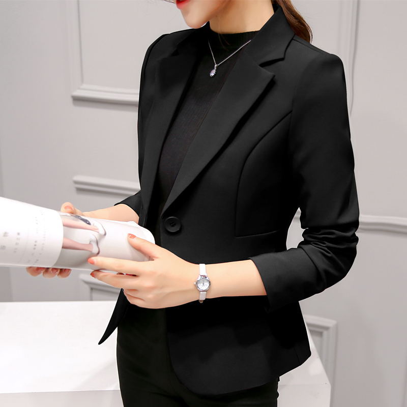 Premium Women Small Suit Long Sleeve Casual Blazer Set Outfit