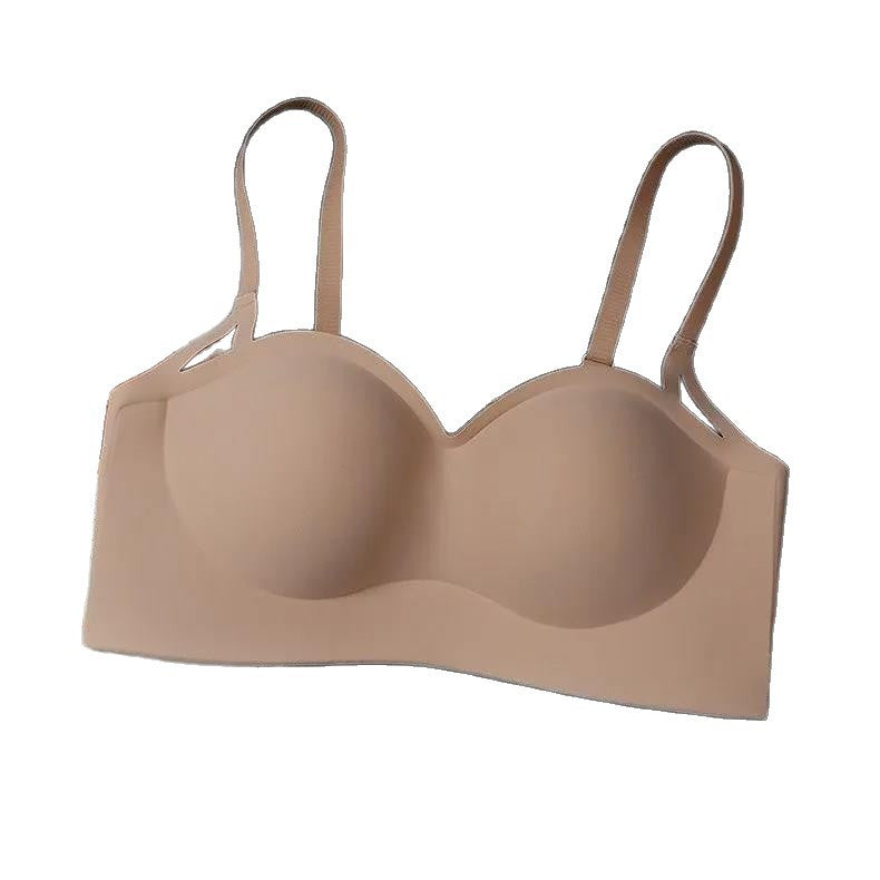 Seamless Textured Push Up Bra with Breathable Soft Support
