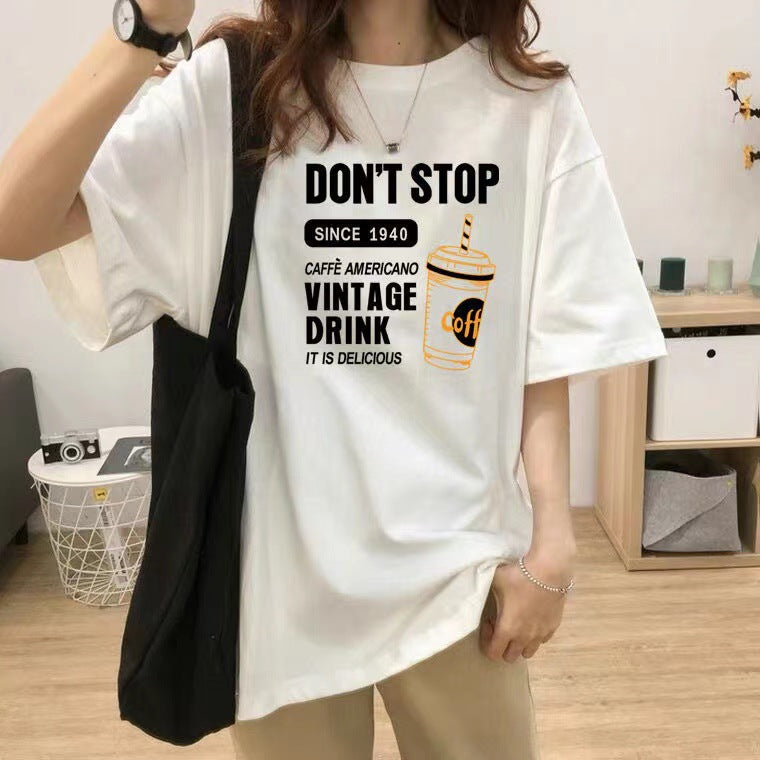 Premium Pure Cotton Tee in Relaxed Preppy Silhouette
