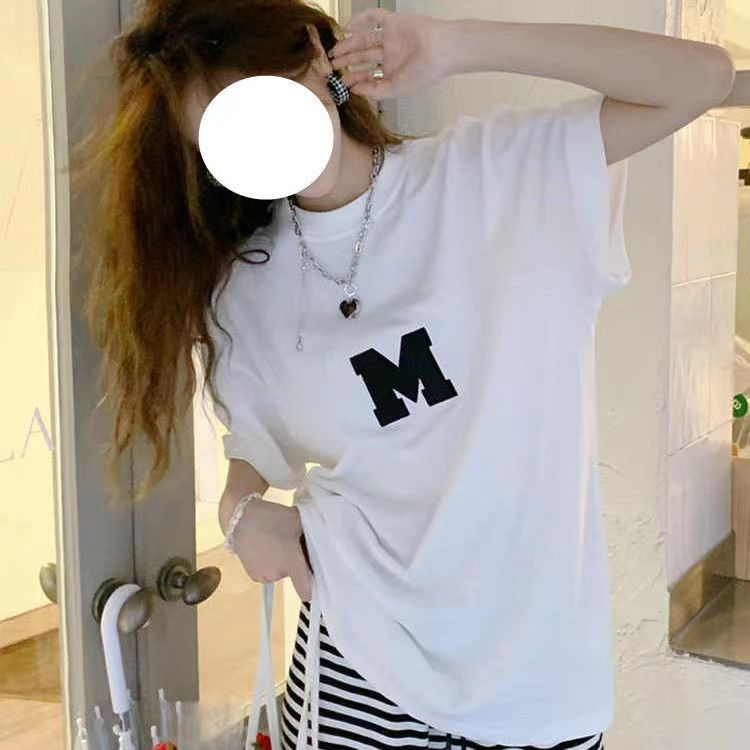 Premium Pure Cotton Oversized Summer Short-Sleeved T-Shirt