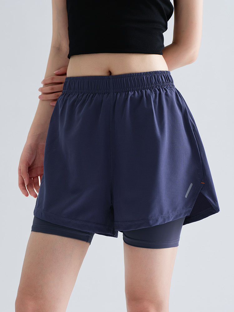 Two-in-One Quick-Drying Performance Athletic Shorts