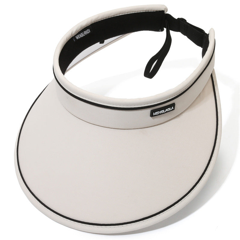 UPF 50+ Wide Brim Sun Hat with Breathable Open-Top Design