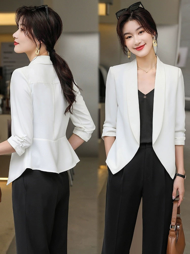 The Aero-Chiffon Ethereal Blazer | Summer Sun-Protective Short Cardigan