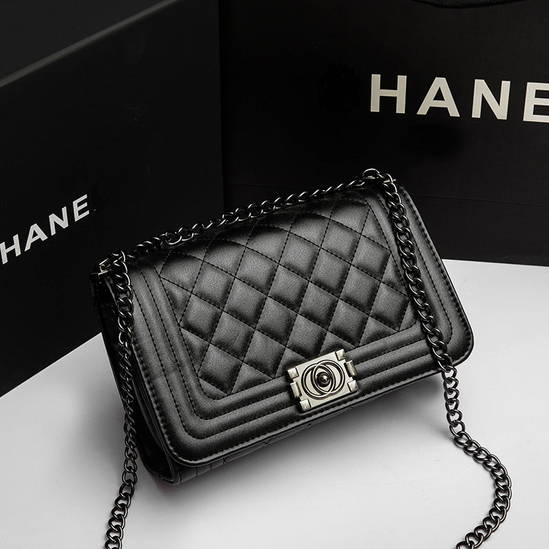 Diamond Chain Small Square Crossbody Shoulder Bag
