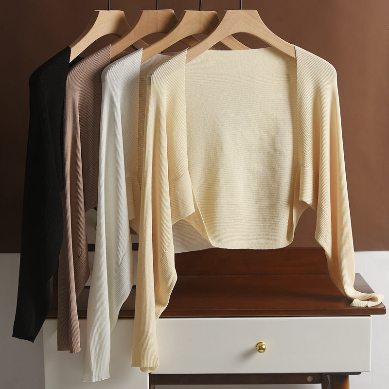 Women’s Slim Ice Silk Knit Sun Protection Cardigan