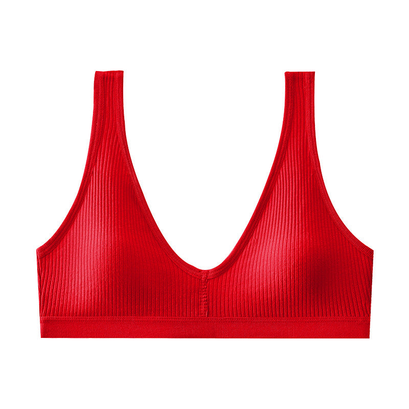 Women’s Sports Bra Shockproof Beautiful Back Wire-Free Support Bra
