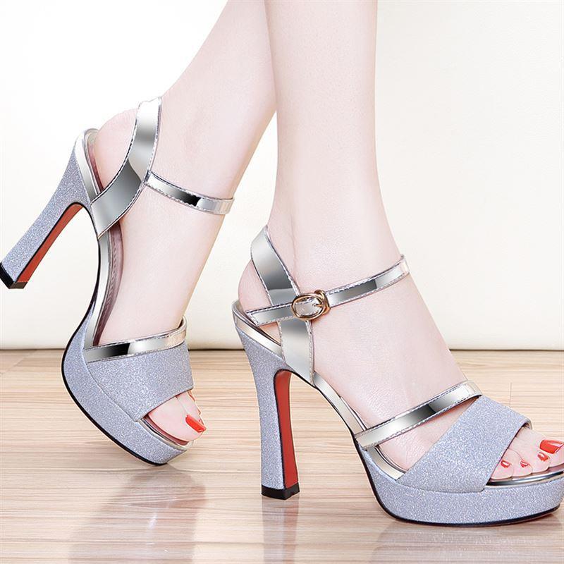 Women's Platform Stiletto Heel Sandals for Elegant Summer Style