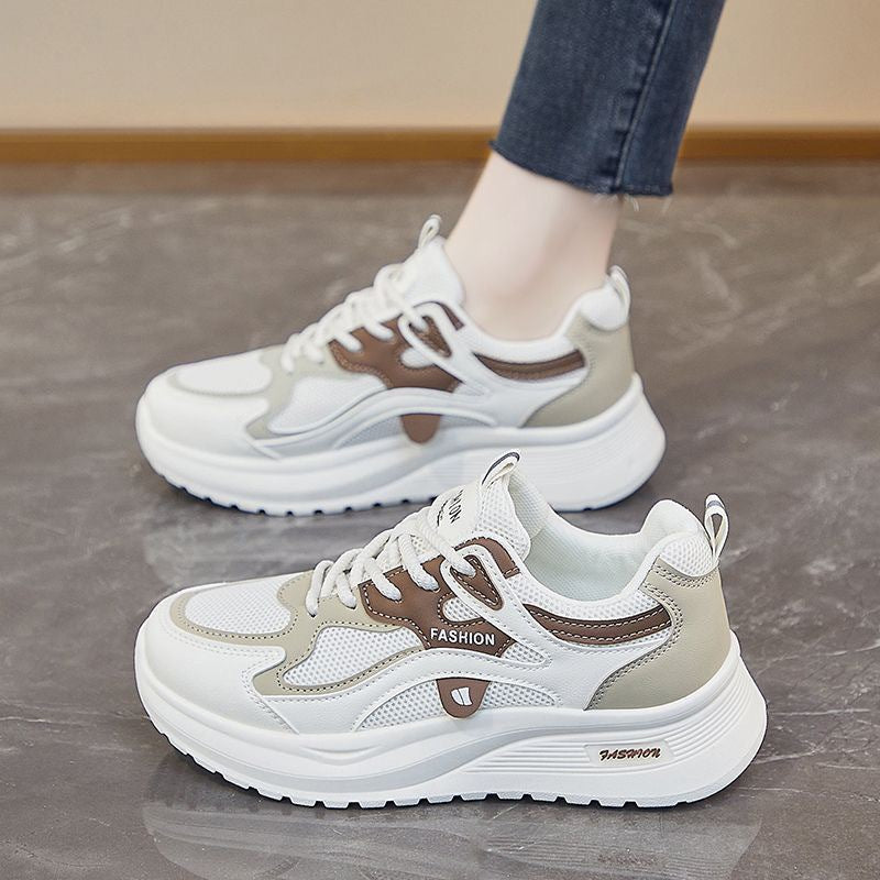 Women's Lightweight Mesh Dad Sneakers Soft Sole Running Shoes