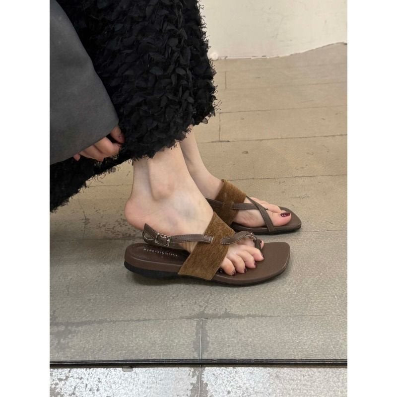 Women's Roman Flat Sandals Soft Sole Casual Beach Shoes