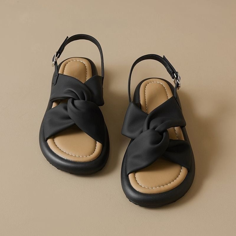 Women's Single-Strap Flat Sandals Soft Sole Summer Shoes