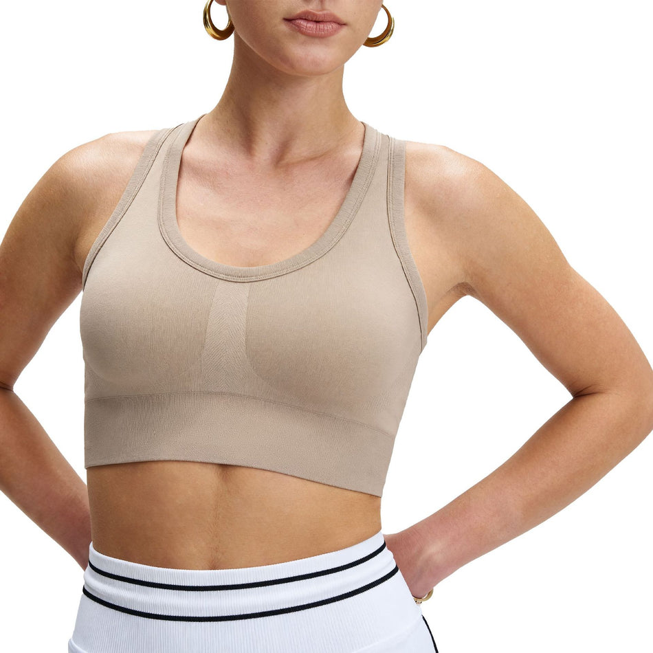 Adjustable Full Cup Sports Bra for Running Yoga Support