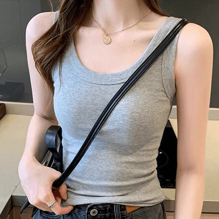 Women's Slim Fit Sleeveless Camisole Tank Top