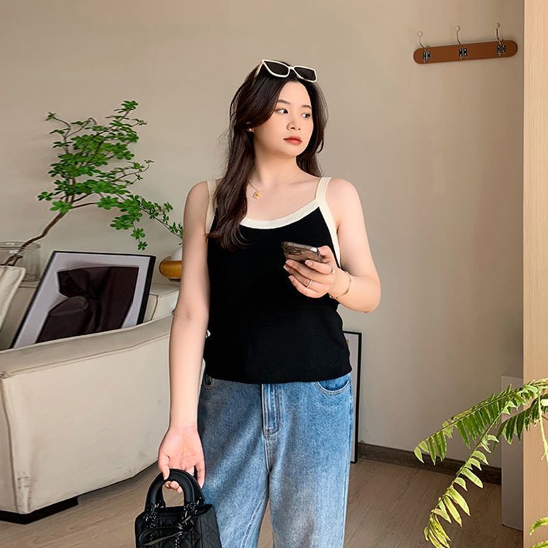 Women's Plus Size Sleeveless Camisole Relaxed Fit Top