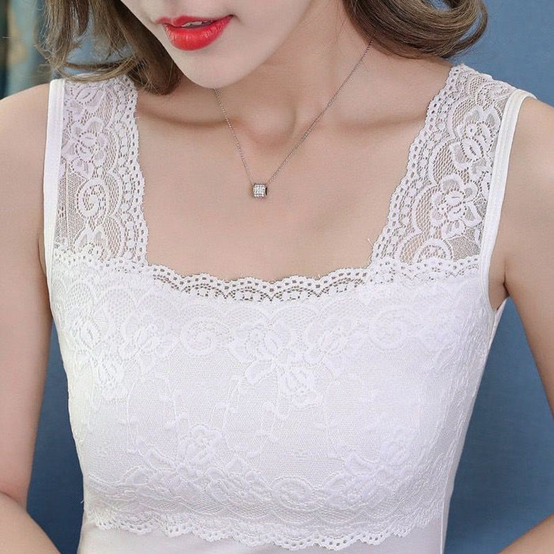 Women's Modal Lace Camisole Elegant Slim Fit Top